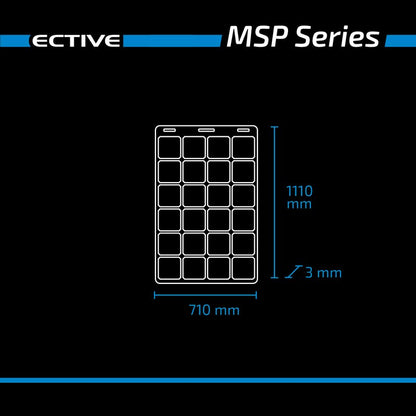 ECTIVE MSP 140 Flex flexibles Solarmodul monokristallin 140W