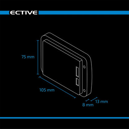 ECTIVE BM X Batteriemonitor mit 500A Shunt und Bluetooth App