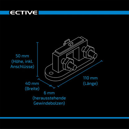 ECTIVE BM X Batteriemonitor mit 500A Shunt und Bluetooth App