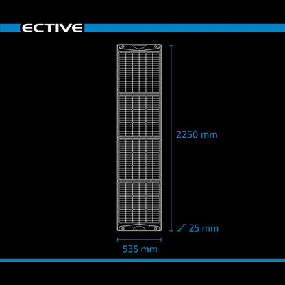 ECTIVE MSP 200 SunDock faltbares Solarmodul in praktischer Tasche