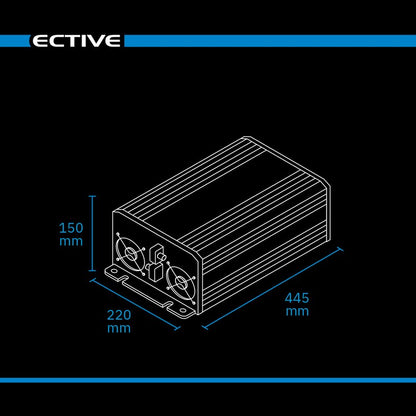 ECTIVE TSI 20 PRO 2000W/12V Sinus-Wechselrichter mit Netzvorrangschaltung