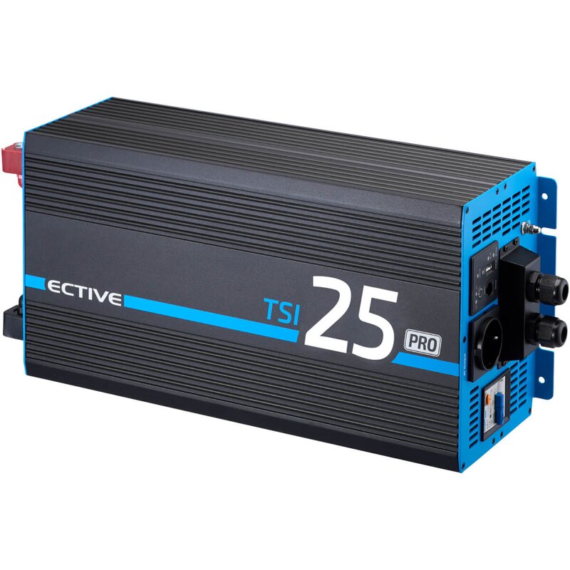 ECTIVE TSI 25 PRO 2500W/12V Sinus-Wechselrichter mit Netzvorrangschaltung