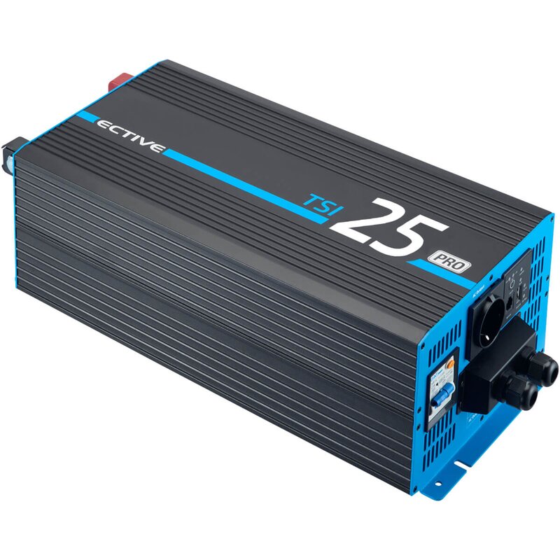 ECTIVE TSI 25 PRO 2500W/12V Sinus-Wechselrichter mit Netzvorrangschaltung