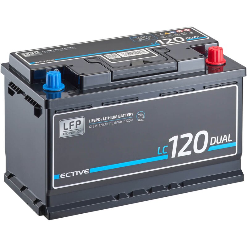 ECTIVE LC 120 Dual Versorgungsbatterie 120Ah 12V 1536Wh 1320A