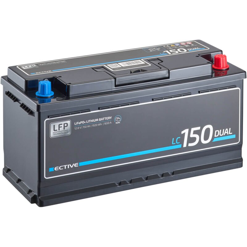 ECTIVE LC 150 Dual Versorgungsbatterie 150Ah 12V 1920Wh 1650A