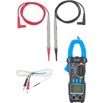 ECTIVE E-600 Digitale Camping Strommesszange mit Licht & Zubehör
