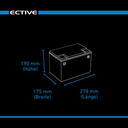 ECTIVE DC 80 Gel Deep Cycle 80Ah Versorgungsbatterie