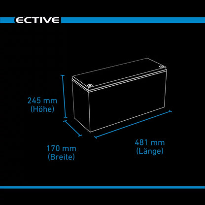 ECTIVE DC 185 Gel Deep Cycle 185Ah Versorgungsbatterie