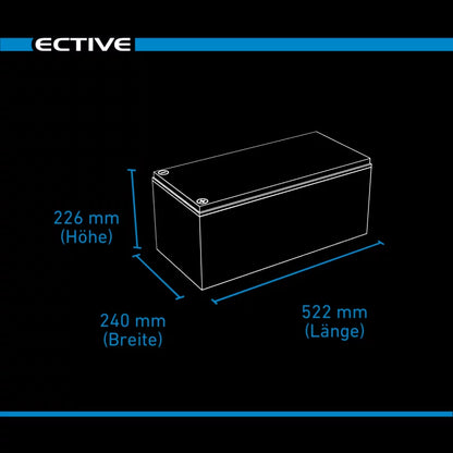 ECTIVE DC 220 Gel Deep Cycle 220Ah Versorgungsbatterie
