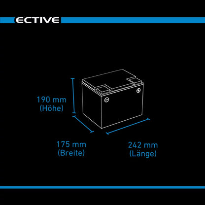 ECTIVE DC 70 AGM Deep Cycle 70Ah Versorgungsbatterie