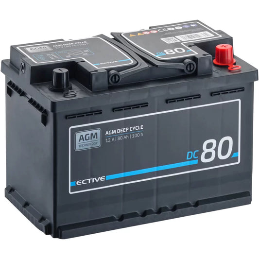 ECTIVE DC 80 AGM Deep Cycle 80Ah Versorgungsbatterie