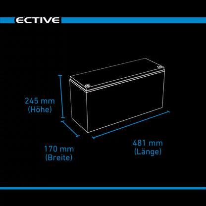 ECTIVE DC 185 AGM Deep Cycle 185Ah Versorgungsbatterie