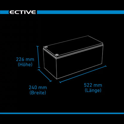 ECTIVE DC 215 AGM Deep Cycle 215Ah Versorgungsbatterie