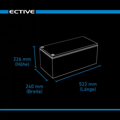 ECTIVE DC 245 AGM Deep Cycle 245Ah Versorgungsbatterie