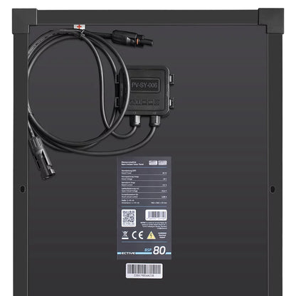 ECTIVE BSP 80 Black Lightweight Monokristallin Solarmodul 80W