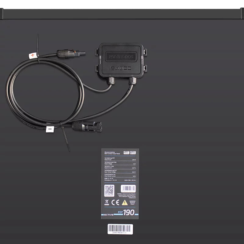 ECTIVE BSP 190 Black Lightweight Monokristallin Solarmodul 190W