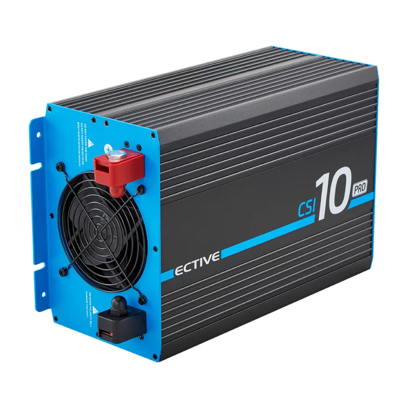 ECTIVE CSI 10 PRO 1000W/12V Gen. 2 Sinus-Wechselrichter mit Netzvorrangschaltung und Ladegerät