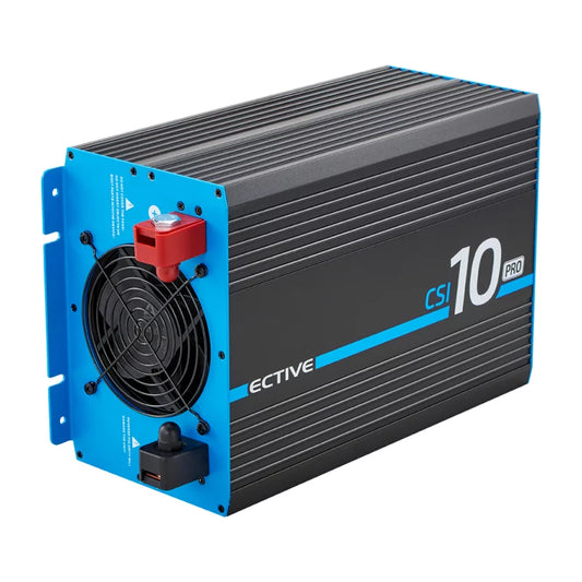 ECTIVE CSI 10 PRO 1000W/12V Gen. 2 Sinus-Wechselrichter mit Netzvorrangschaltung und Ladegerät