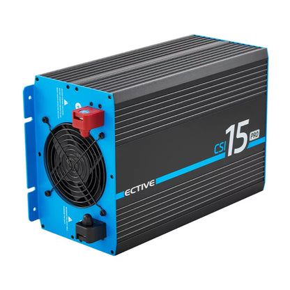 ECTIVE CSI 15 PRO 1500W/12V Gen. 2 Sinus-Wechselrichter mit Netzvorrangschaltung und Ladegerät