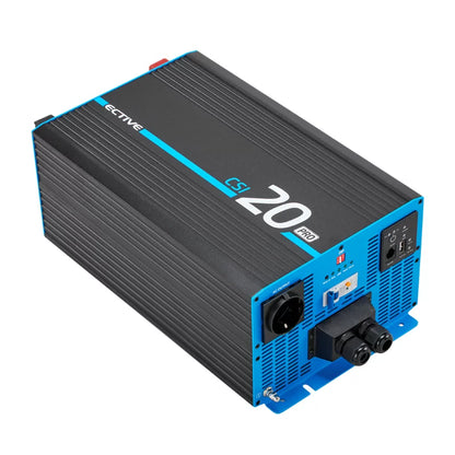 ECTIVE CSI 20 PRO 2000W/12V Gen. 2 Sinus-Wechselrichter mit Netzvorrangschaltung und Ladegerät