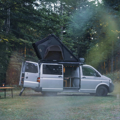 Alu Hartschalen Dachzelt CUMARU XP 135 All Black
