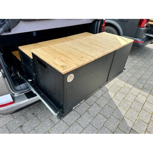 Aluminium Waschbeckenbox für Heckauszüge