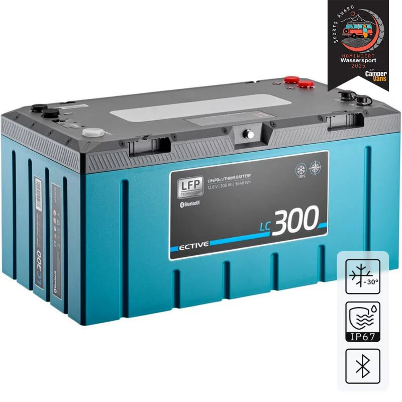 ECTIVE LC 300 Marine LT IP67 LiFePO4 Lithium Versorgungsbatterie