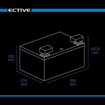 ECTIVE NaC 40 BT 12 V Natrium Moverbatterie 40 Ah