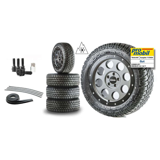 Komplettradsatz Klassik_B Gunmetal VW Crafter und MAN TGE ab 2017-