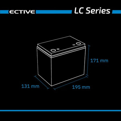 ECTIVE LC 35L 12V LiFePO4 Lithium Versorgungsbatterie 35 Ah