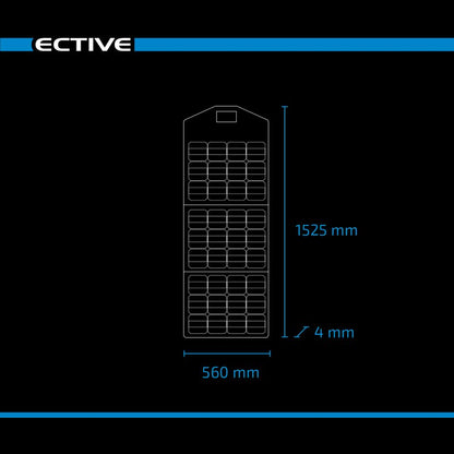 ECTIVE MSP 135 SunWallet faltbares Solarmodul 135W Solartasche