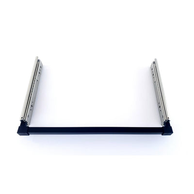One-hand locking mechanism for heavy-duty pull-outs