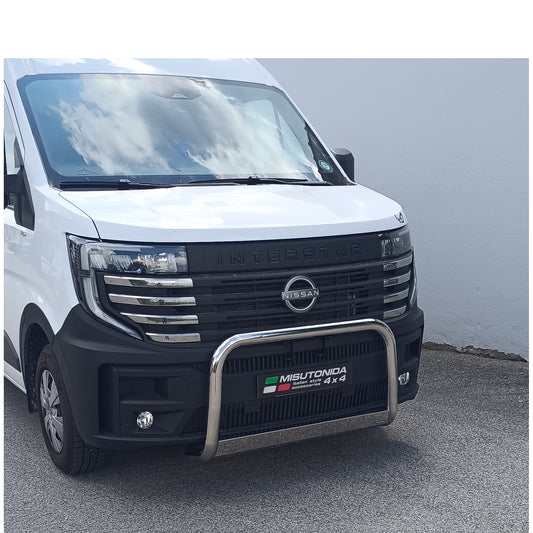 Schwarz/Edelstahl Frontbügel Neu Nissan Interstar
