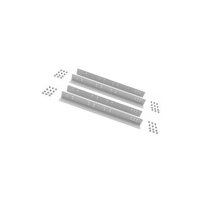 Mounting bracket set for heavy-duty slides (floor mounting)