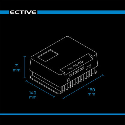 ECTIVE DSC 20 PRO MPPT Solar-Laderegler 20A Solarspannung 150V