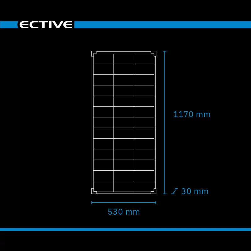 ECTIVE BSP 120 Black Monokristallin Solarmodul 120W