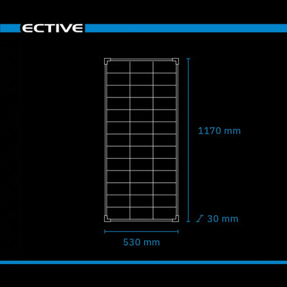 ECTIVE BSP 120 Black Monokristallin Solarmodul 120W