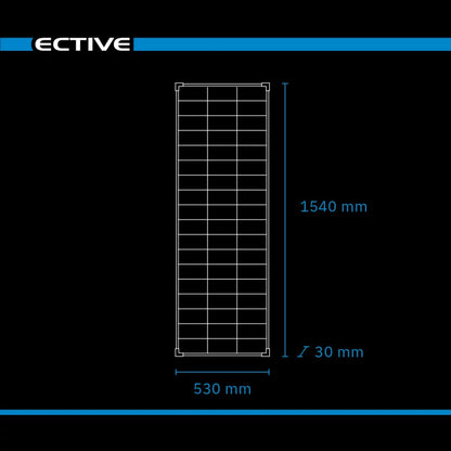 ECTIVE BSP 170 Black Monokristallin Solarmodul 170W