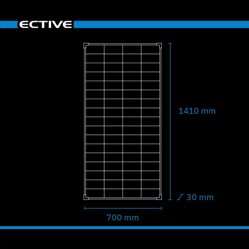 ECTIVE BSP 200 Black Monokristallin Solarmodul 200W