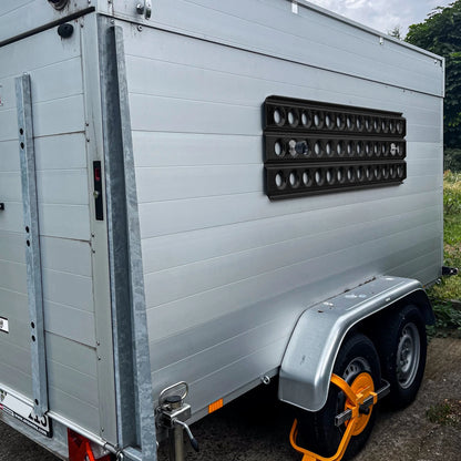 Sandblech Alu schwarz Standard
