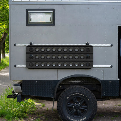 Sandblech Alu schwarz Standard
