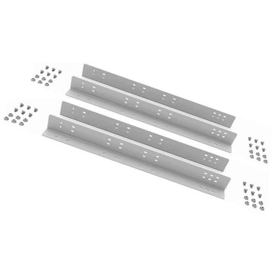 Mounting bracket set for heavy-duty slides (platform mounting)
