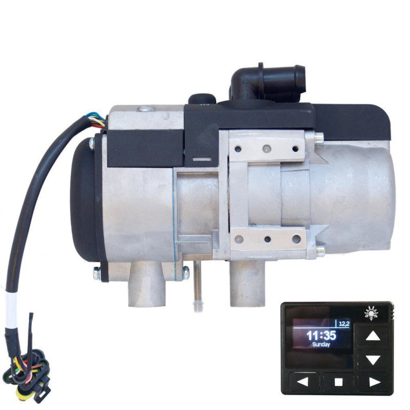 Autoterm Flow 5D (ehem. Binar 5s) Diesel-Wasserstandheizung 5kW inkl. Einbaukit, 12 o. 24V, Bedienteil wählbar