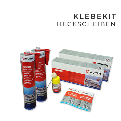 Klebekit, Scheibenkleber Set für 2 x Heckscheiben