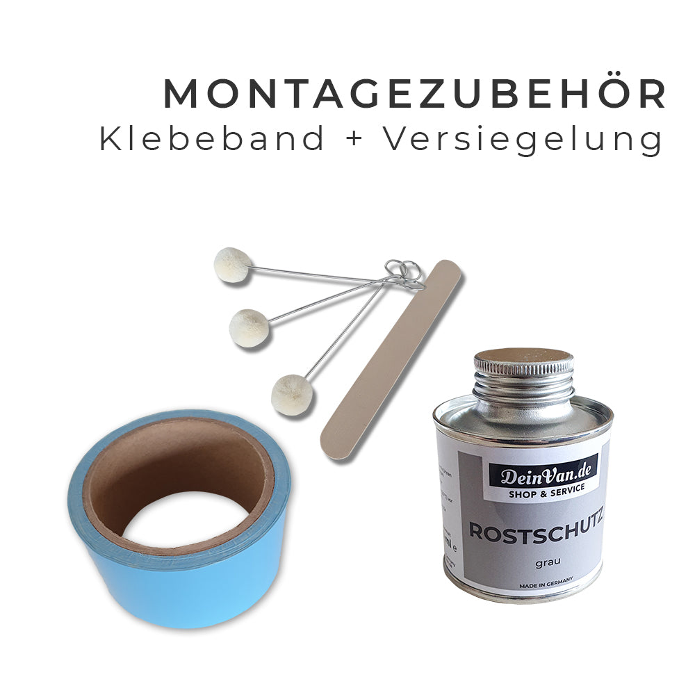 Montagezubehör Spezial Klebeband, Versiegelung und Tupfer