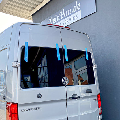 Hecktürscheiben Set für Volkswagen Crafter ab 2017 Hecktüren