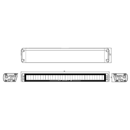 Fernscheinwerfer Lightbar Flat-X 16" 50° ECE