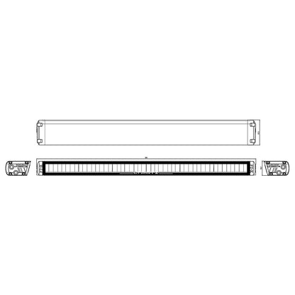 Fernscheinwerfer Lightbar 23" Flat-X 2-in-1 Combo ECE