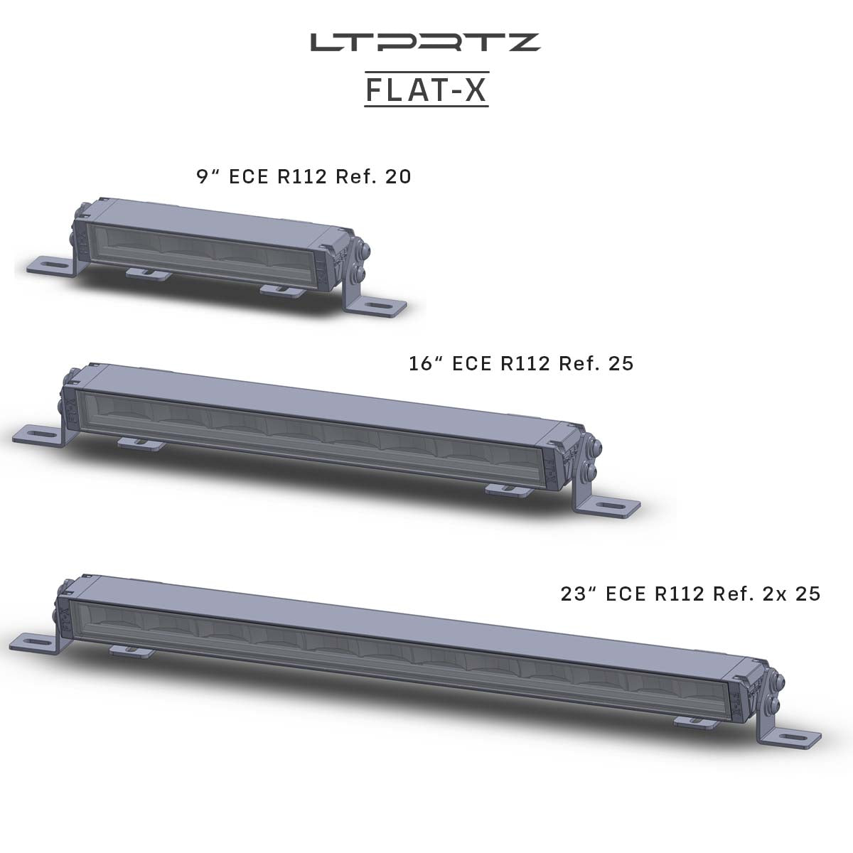 Fernscheinwerfer Lightbar 23" Flat-X 2-in-1 Combo ECE