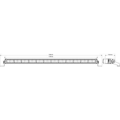 44" Prime-X Curved 2-in-1 Fernscheinwerfer Combo Lightbar ECE